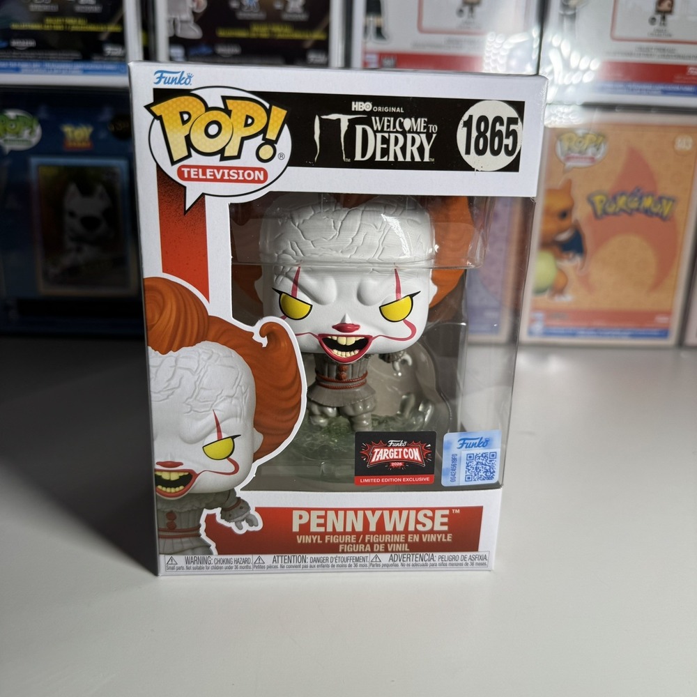 Funko Pop! Television IT Welcome To Derry PENNYWISE #1865 Target Con 2026